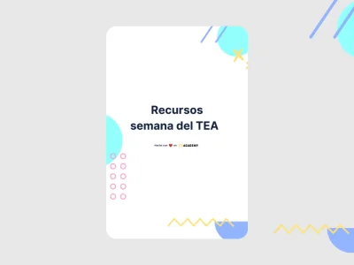 Recursos para el Mes del TEA