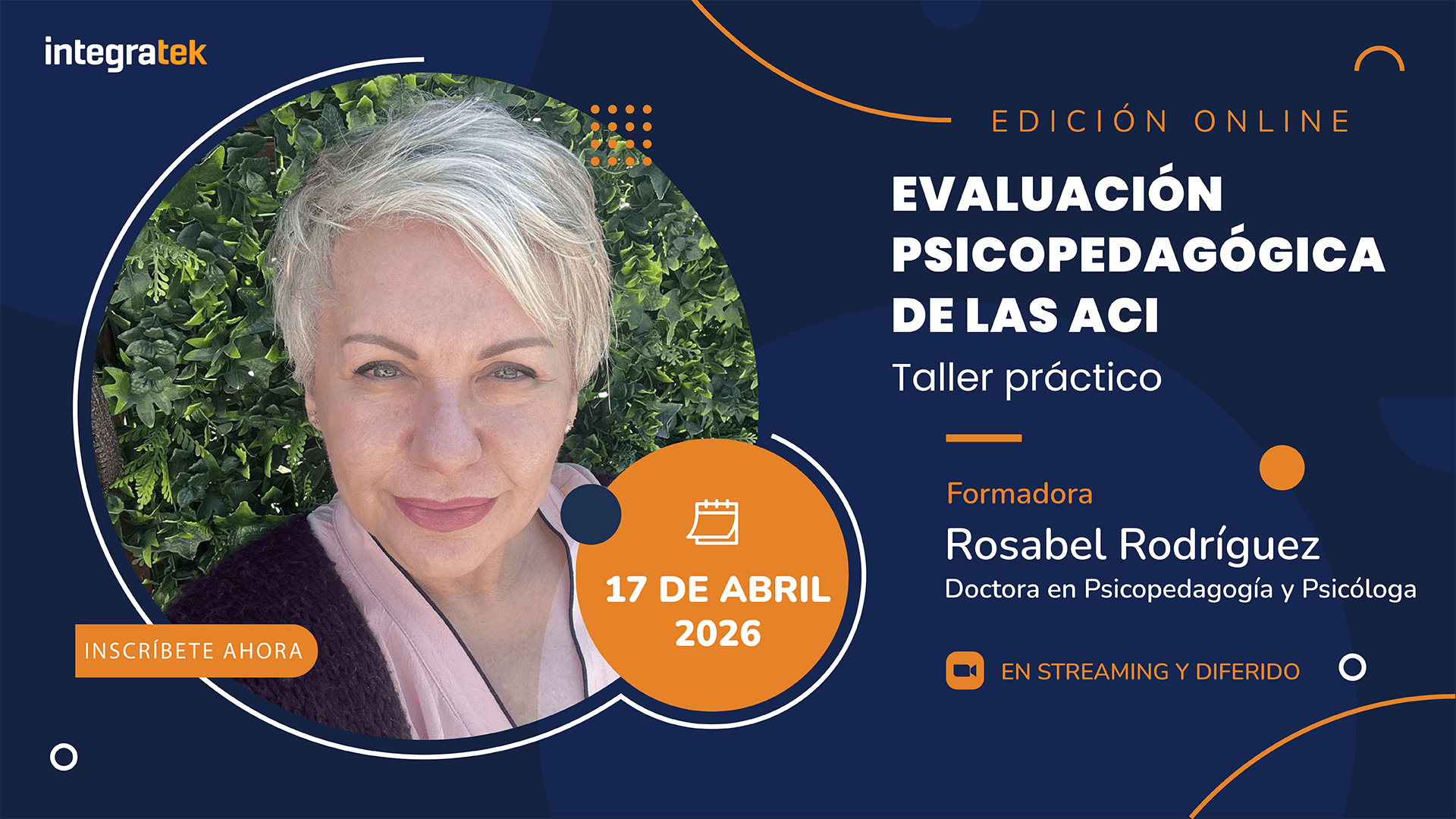 Evaluación psicopedagógica de las ACI - Taller práctico online | 17 de abril de 2026